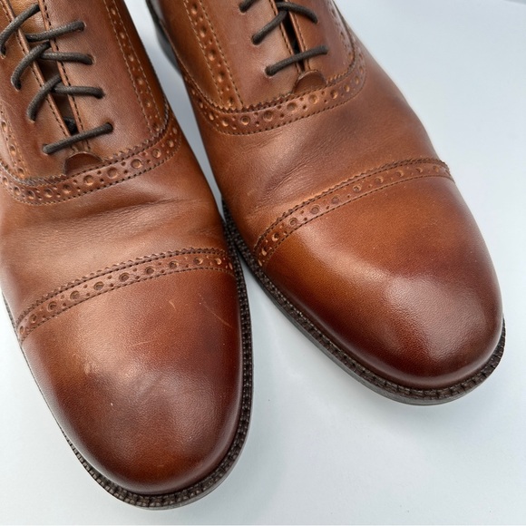 Cole Haan Men's Wayne Cap Oxford Dress Brown Shoes Size 11 - Picture 3 of 9